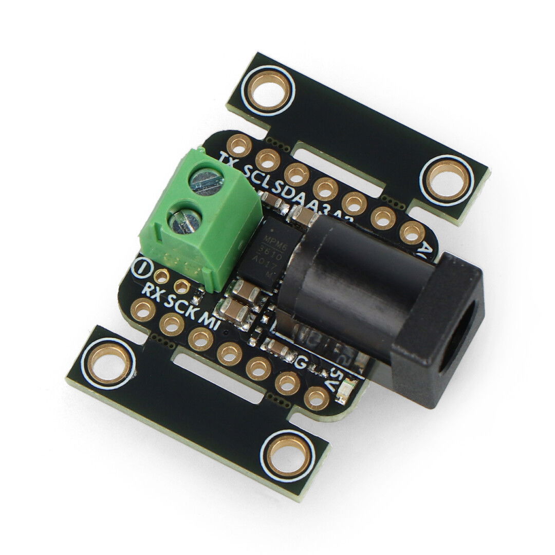 DC Power BFF Add-On - moduł zasilający z przetwornikiem 5 V - do QT Py i Xiao - Adafruit 5882