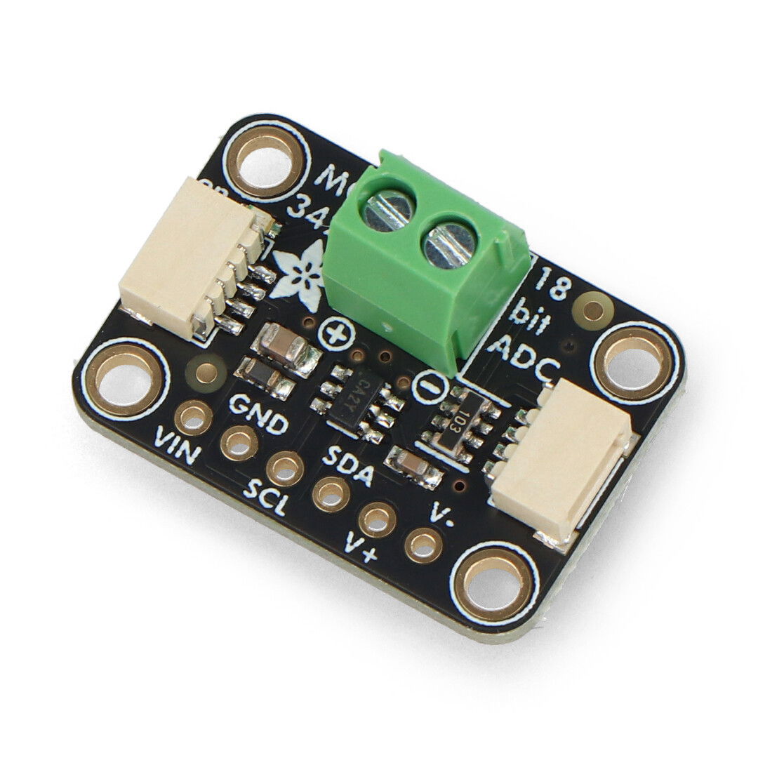 MCP3421 - przetwornik ADC 18-bitowy 1-kanałowy I2C - STEMMA QT / Qwiic - Adafruit 5870