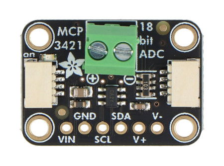 MCP3421 - przetwornik ADC 18-bitowy 1-kanałowy I2C - STEMMA QT / Qwiic - Adafruit 5870