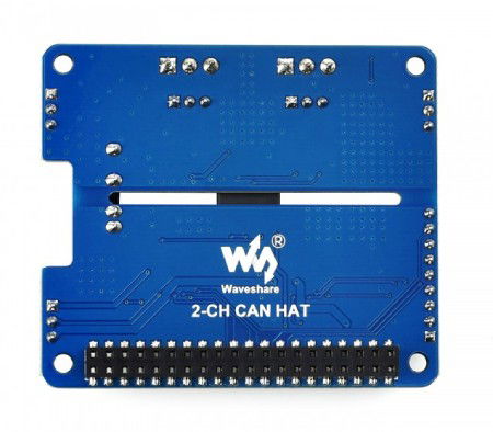 CAN Expansion HAT - 2-kanałowa izolowana nakładka CAN do Raspberry Pi - MCP2515 + SN65HVD230 - Waveshare 17912