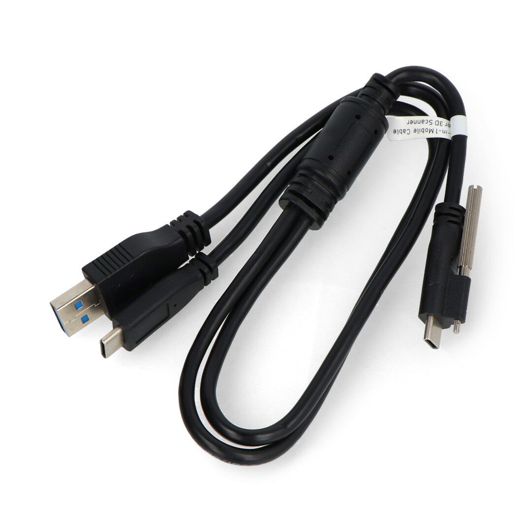 Przewód 2w1 USB C - USB A / USB C - 40 cm - do skanerów 3D Revopoint