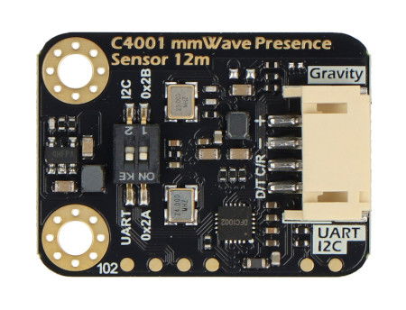 Gravity - Human Presence Detection Sensor - C4001 - czujnik mmWave 24 GHz - DFRobot SEN0610