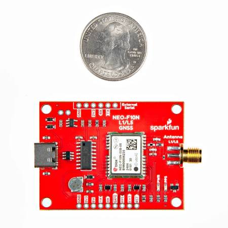 Moduł GNSS L1 / L5 Breakout - NEO-F10N - SMA - SparkFun GPS-24114