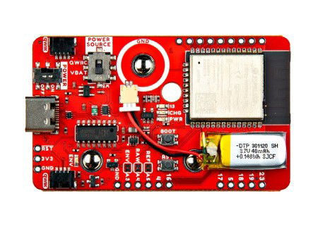 MyoWare 2.0 Wireless Shield - moduł rozszerzeń do czujnika MyoWare 2.0 Muscle Sensor - ESP32-WROOM - SparkFun DEV-23387