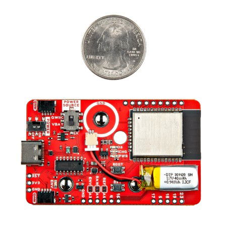 MyoWare 2.0 Wireless Shield - moduł rozszerzeń do czujnika MyoWare 2.0 Muscle Sensor - ESP32-WROOM - SparkFun DEV-23387