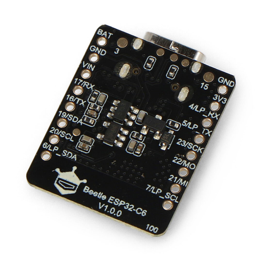 Beetle ESP32-C6 - miniaturowa płytka rozwojowa IoT - WiFi / Bluetooth / Thread / ZigBee / Matter - DFRobot DFR1117