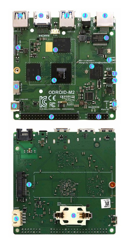 Odroid M2  - minikomputer z procesorem Rockchip RK3588S2 + 8 GB RAM