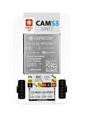 CamS3 - kamera 5 MPx - ESP32-S3 - WiFi - moduł rozszerzeń Unit - M5Stack U174-B