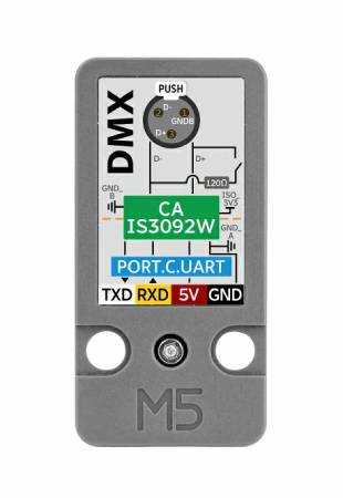 DMX - moduł komunikacyjny z izolowanym transceiverem RS485 - moduł rozszerzeń Unit - M5Stack U183