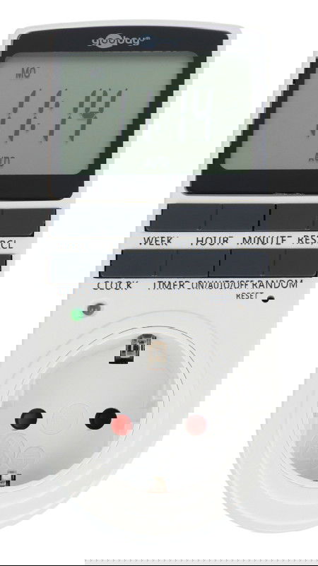 Programator czasowy cyfrowy 230V 3680W IP20 - Goobay 64900