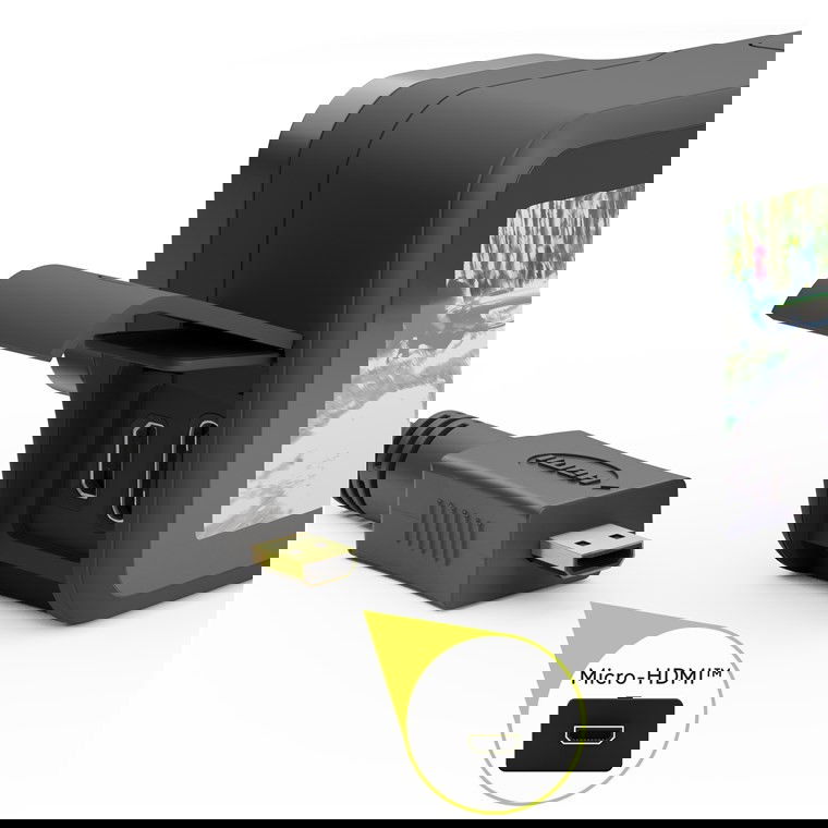 Adapter microHDMI - HDMI Goobay 58683 - 15cm