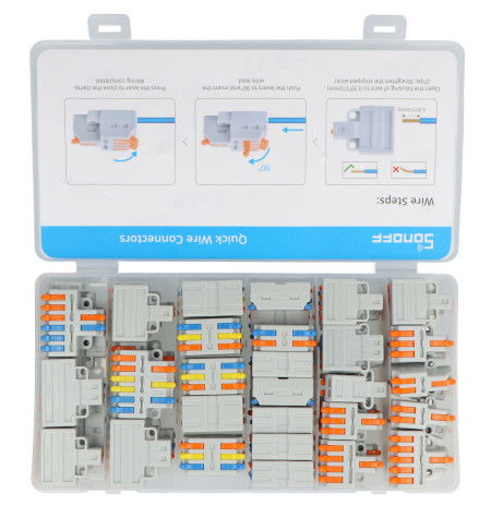 Zestaw szybkozłączek Sonoff - 54 szt.