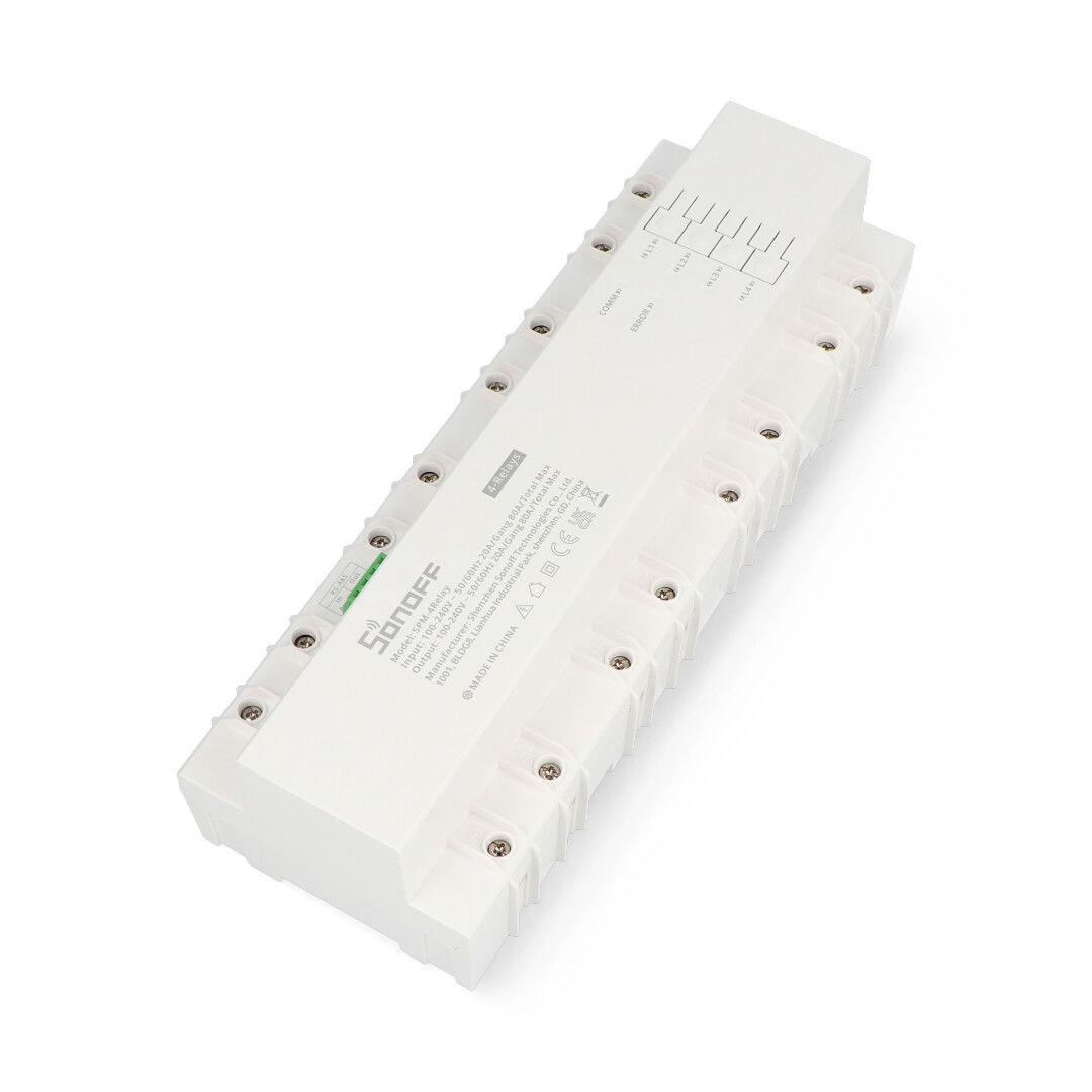 Sonoff SPM-4Relay - 4-kanałowy inteligentny moduł przekaźnikowy 20 A - WiFi - aplikacja Android / iOS