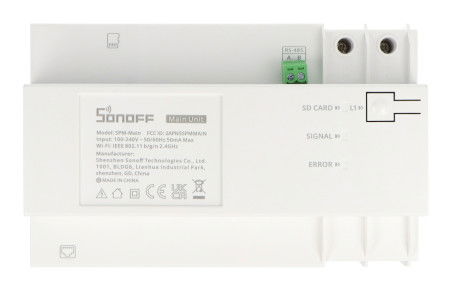 Sonoff SPM-Main - jednostka centralna systemu monitorowania energii - Ethernet / WiFi - aplikacja Android / iOS