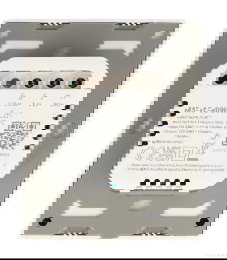 Sonoff M5-1C-80W - inteligentny włącznik ścienny WiFi / Matter - 1-kanałowy - biały