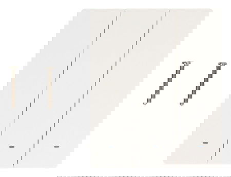 Sonoff M5-3C-80W - inteligentny włącznik ścienny WiFi / Matter - 3-kanałowy - biały