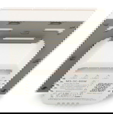 Sonoff M5-3C-80W - inteligentny włącznik ścienny WiFi / Matter - 3-kanałowy - biały