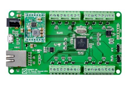 Numato Lab - 32-kanałowy moduł Ethernet GPIO z wejściami analogowymi - GPETH320001