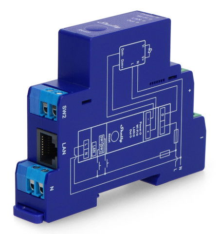 Shelly Pro Dimmer 0/1 - 10 V PM - 1-kanałowy sterownik oświetlenia WiFi na szynę DIN