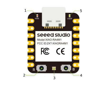 Seeed Xiao RA4M1 - ARM Cortex M4 - Seeedstudio 102010551