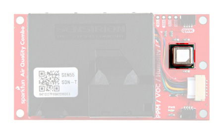 Air Quality Combo - czujnik jakości powietrza w pomieszczeniach - SCD41, SEN55 - Qwiic - SparkFun SEN-25200