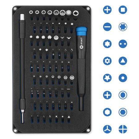 iFixit Mako Precision Bit Set - zestaw bitów precyzyjnych z wkrętakiem - IF145-299-4