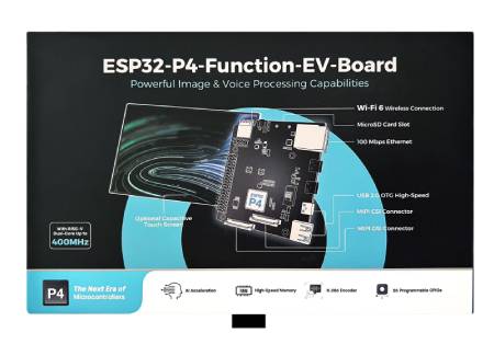 ESP32-P4-Function-EV-Board - zestaw rozwojowy z wyświetlaczem LCD 7'' i kamerą 2 MPx - WiFi / Bluetooth - Espressif