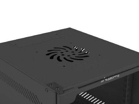 Szafa instalacyjna rack wisząca - 10'' 12U 280 x 310 mm - czarna - Lanberg WF10-2312-10B