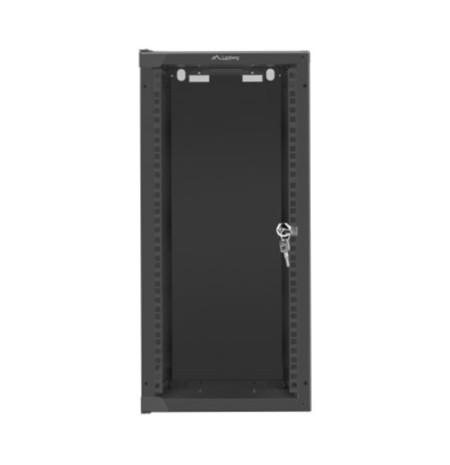 Szafa instalacyjna rack wisząca - 10'' 12U 280 x 310 mm - czarna - Lanberg WF10-2312-10B