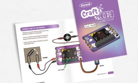 Craft and Code - zestaw elementów elektronicznych do BBC micro:bit - Kitronik 56132
