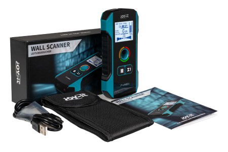 Detektor przewodów pod napięciem, metalu i drewna - Joy-IT Line01