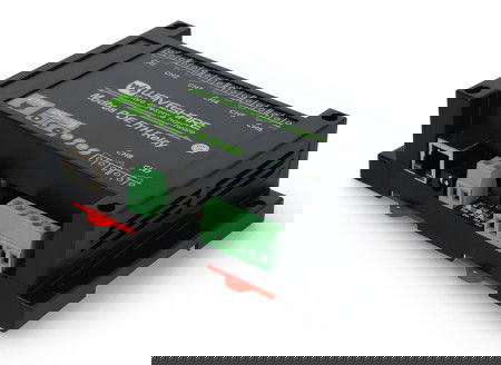 Moduł przekaźników 8 kanałów z optoizolacją - styki 10 A / 250 V AC / 30 V DC - cewka 7 V - 36 V - Modbus PoE - Waveshare 24964