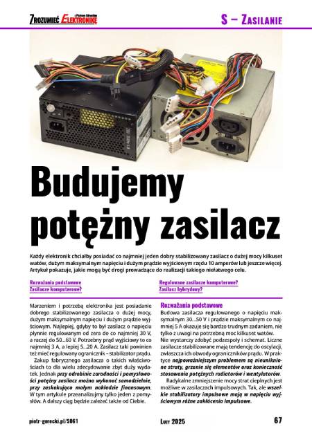 Zrozumieć Elektronikę - miesięcznik, wydanie cyfrowe