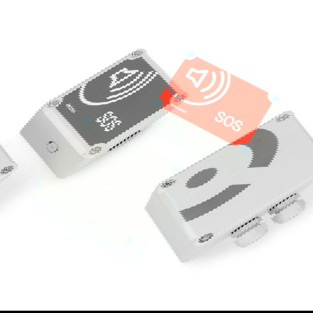 Proxima SOS - 1-kanałowy sterownik bram otwierany syreną i pilotami 433,92 MHz - 12 V / 24 V