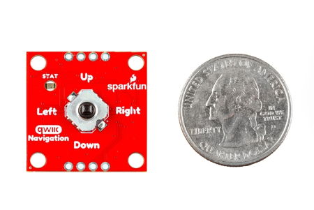 Moduł Navigation Switch - joystick z przyciskiem - I2C - Qwiic - SparkFun PRT-27576