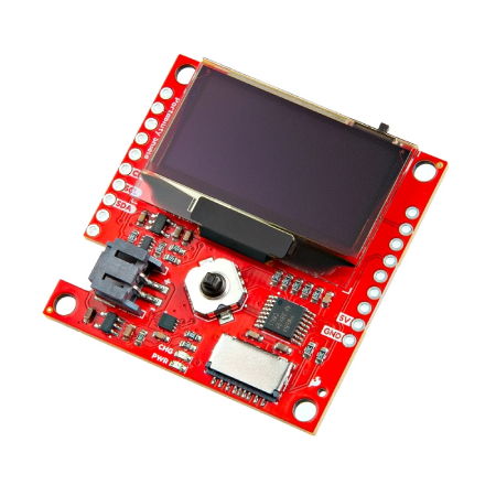 Portability Shield - nakładka z wyświetlaczem OLED 1,3'' i joystickiem - SparkFun DEV-27510