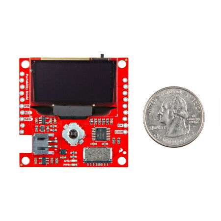 Portability Shield - nakładka z wyświetlaczem OLED 1,3'' i joystickiem - SparkFun DEV-27510