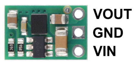 D45V5F9 - przetwornica step-down - 9V 0,5A - Pololu 5436