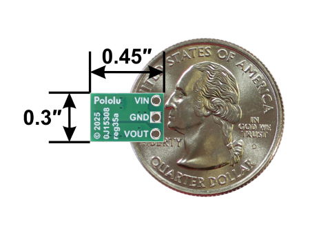D45V5F9 - przetwornica step-down - 9V 0,5A - Pololu 5436