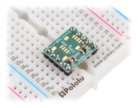 ISO1640 - dwukierunkowy izolator I2C z izolowanym zasilaniem bez złączy - 5 V / 3,3 V, 200 mA - Pololu 5392