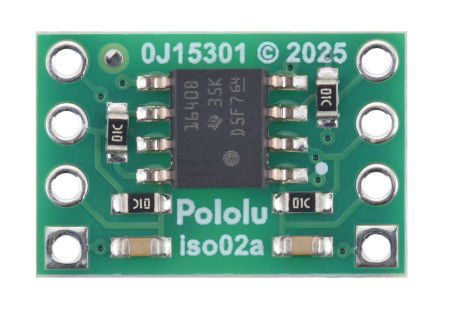 ISO1640 - dwukierunkowy izolator I2C bez złączy - 3 - 5,5 V / 2,25 - 5,5 V - Pololu 5390
