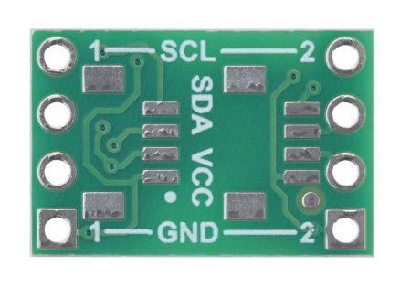 ISO1640 - dwukierunkowy izolator I2C bez złączy - 3 - 5,5 V / 2,25 - 5,5 V - Pololu 5390