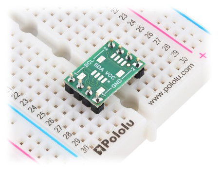 ISO1640 - dwukierunkowy izolator I2C bez złączy - 3 - 5,5 V / 2,25 - 5,5 V - Pololu 5390