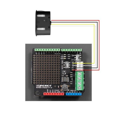 Ultradźwiękowy czujnik odległości 3 - 500 cm - RS4585 - wodoodporny - DFRobot SEN0592