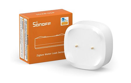 Sonoff SNZB-05P - czujnik zalania ZigBee - aplikacja Android / iOS