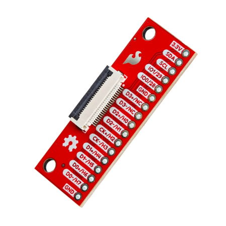 Adapter HSTX 22-pin raster 2,54 mm do Raspberry Pi 5 / IoT RedBoard RP2350 - SparkFun BOB-28467