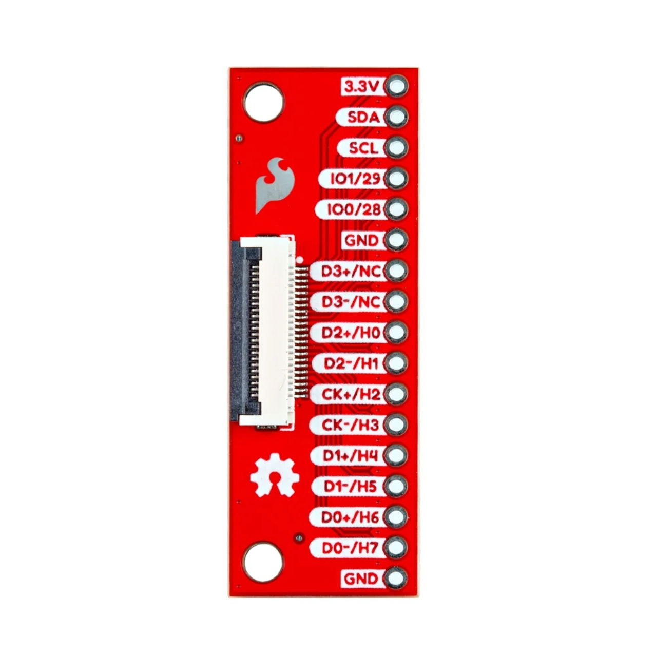 Adapter HSTX 22-pin raster 2,54 mm do Raspberry Pi 5 / IoT RedBoard RP2350 - SparkFun BOB-28467