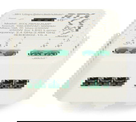 Tuya - jednokanałowy mini przekaźnik 10A - ZigBee - aplikacja Android/iOS - RTX ZRS1LN-MR