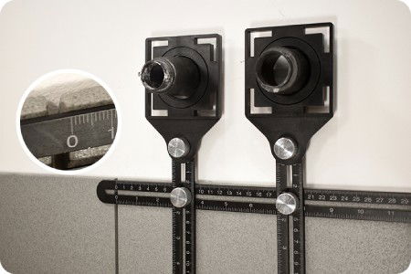 Uniwersalna linijka budowlana z szablonem do wyznaczania otworów w płytkach i panelach - Webski FlatPro2