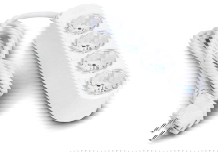 Shelly Power Strip 4 Gen4 - Inteligentna listwa zasilająca - biała